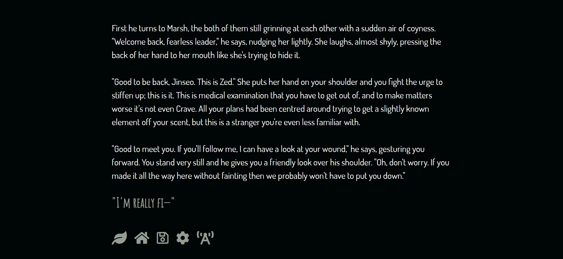 Hybrid Story Screen Screenshot